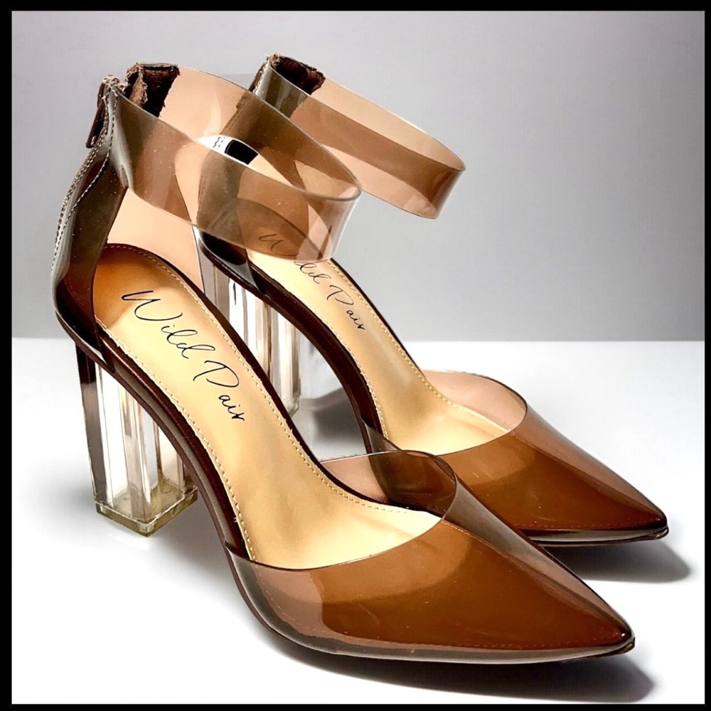 Wild Pair Womens DELLIEV Dressy Evening Block Heels